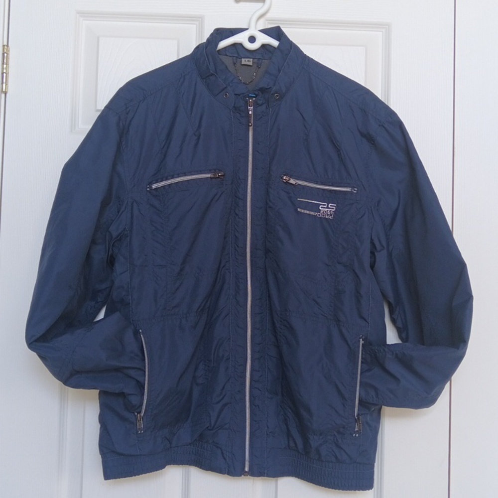 👔Men's P20" L27" Blue Jacket With Full Lining